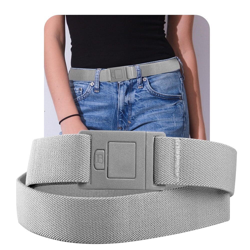 3296 Easily Adjustable Elastic Flat Buckle No Show Belts For Women –